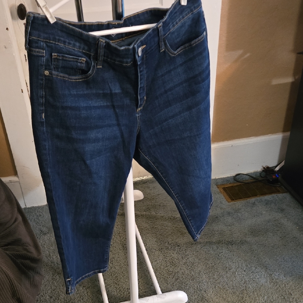 St. John's Bay Dark Blue Ankle Jeans